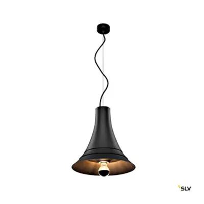 BATO 35 PD, Indoor pendant light, black, E27, max. 60W