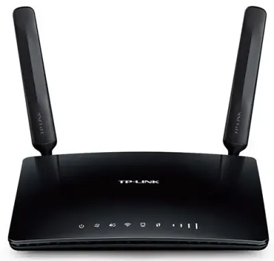 Router Wireless TP-Link Archer MR200, Dual band, 750 Mbps, 3 Antene Wi-Fi interne, 2 Antene 4G LTE detasabile