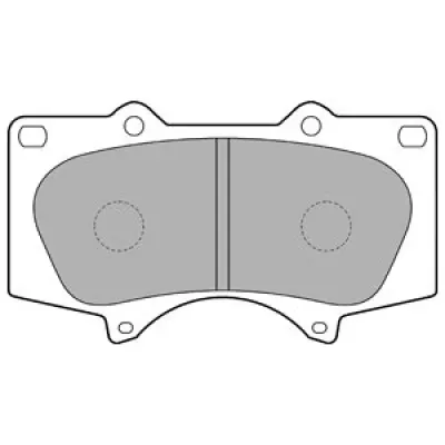 Set placute frana, frana disc DELPHI LP1782