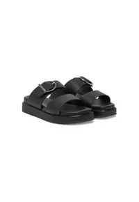 Slapi dama - LFO0761BK51 - Piele naturala - Negru
