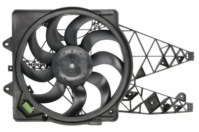 Ventilator Radiator (cu Carcasa) Potrivit Abarth Punto, Punto Evo; Alfa Romeo Mito; Fiat Grande Punto, Punto, Punto Evo, Punto Evo Hatchback, Punto Hatchback 0.9-1.6d 10.05