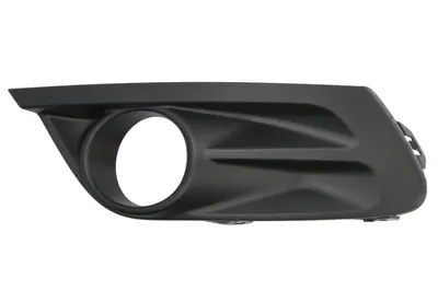 Grila bara Fata Stanga cu orificii proiector ceata, negru potrivit RENAULT FLUENCE 02.10- 01.13-12.15