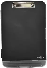 Clipboard OfBox - A4+, cu două compartimente, negru
