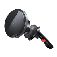 Suport XO-CX015, Incarcare wireless, Compatibil MagSafe, Fixare pe Aerisire cu Gheara, Negru Engros