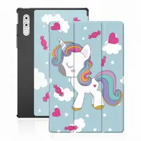 Husa pentru Lenovo Yoga Tab Plus, Techsuit, FoldPro Unicorn, Multicolor