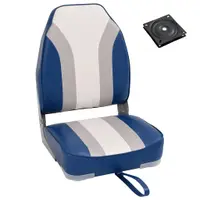 vidaXL Scaun pentru barcă, pliabil, spătar înalt