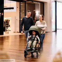 Carucior sport pentru copii ABC Design City Life Avocado cu pliere compacta, ghidon telescopic reglabil, roti cu suspensii si spatar reglabil in 3 pozitii