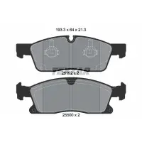 Set placute frana, frana disc TEXTAR 2519202