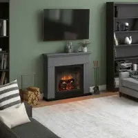 Larsen Solid Grey semineu electric PowerFlame 2
