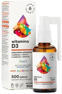 Vitamină D3 Spray oral pentru copii și adulți, 50 ml, Aura Herbals