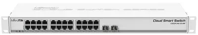 Comutator Mikrotik - CSS326-24G-2S+RM, 24 porturi, alb
