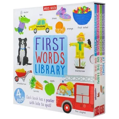 First Words My World: 4-pack set