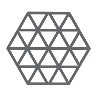 Suport din silicon pentru vase fierbinți Zone Triangles, gri