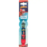 Marvel Spiderman Flashing Toothbrush perie de dinti fin pentru copii 3+ 1 buc