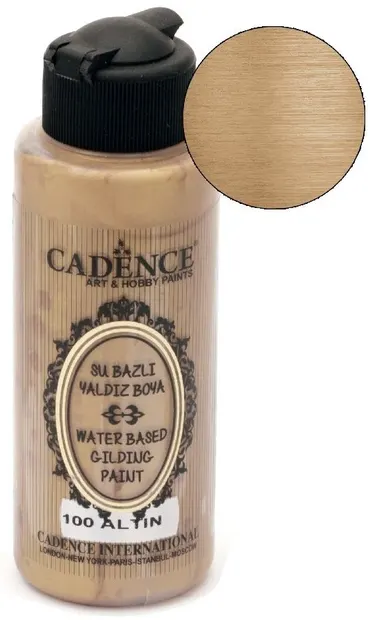 Vopsea acrilică pentru aurire Cadence - Gold 100, 120 ml