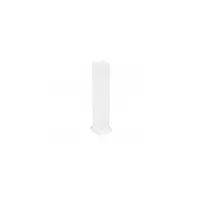Mini coloana - 2 compartimente - inaltime 0.68 m - aluminiu body and capacs - alb finish