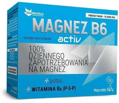 Magne B6 Activ, 21 plicuri, EkaMedica