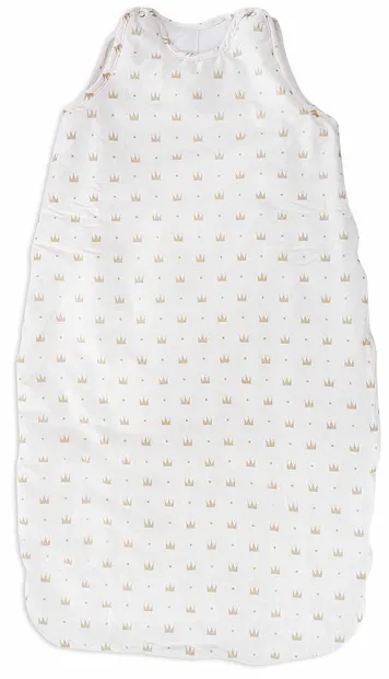 Sac de dormit de iarnă Lorelli - Ranfors, Alb cu coroane, 95 cm