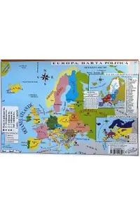 Harta de perete: Europa. Pliata