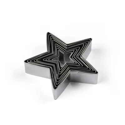 Forme de aluat 9 buc. cu model de Crăciun Star – Blomsterbergs
