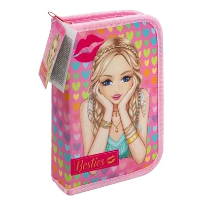 Penar Besties, complet echipat cu creioane, carioci, cccesorii școlare, model pentru fetițe