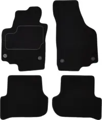 Covorase auto (set, velur, 4 bucati, culoare negru) SKODA YETI intre 2009-2017
