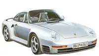 Model de asamblare TAMIYA Modern: Mașini - Porsche 959, 1983