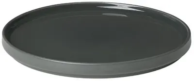 Farfurie de desert Blomus - Pilar, 20 cm, gri-verde