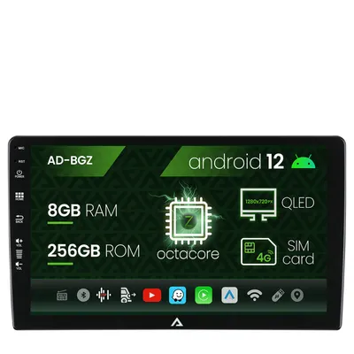 Navigatie All-in-one Universala, Android, Z-Octacore 8GB RAM + 256GB ROM, 10.1 Inch - AD-BGZ10008