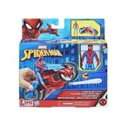 Set figurina Spiderman si vehicul Web blast cycle