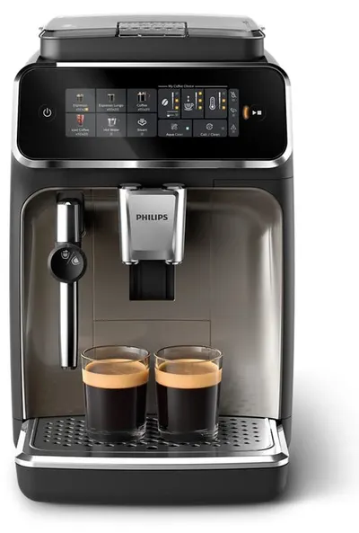 Aparat de cafea Philips - 3300 Series EP3326/90, 15 bar, 1.8 l, negru/crom