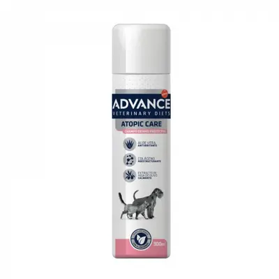 Sampon pentru caini pisici Advance Atopic Derma Care 300 ml