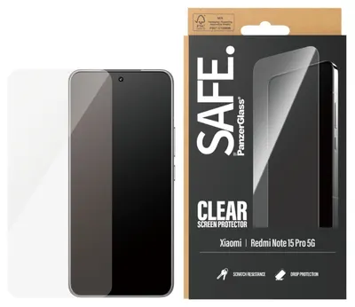 Protector de sticlă PanzerGlass - SAFE, pentru Redmi Note 15 Pro 5G