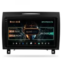 Navigatie 2K Benz SLK (2006-2010), Android, S-Quadcore 4GB RAM + 64GB ROM, 9.5 Inch - AD-BGS90042K+AD-BGRKIT406V2