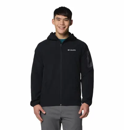 Jachetă Columbia Tall Heights II Softshell Neagră