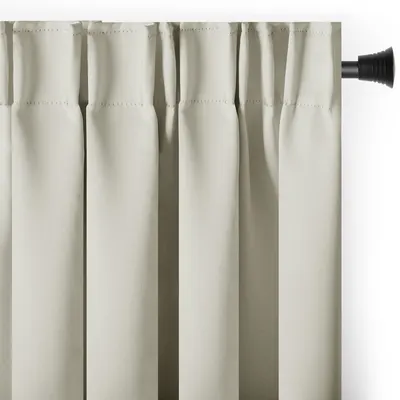 Draperie crem dimout (semi-opacă) 200x245 cm Kierra – Restilo