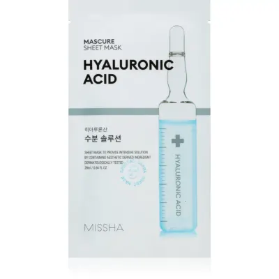 Missha Mascure Hyaluronic Acid mască textilă hidratantă 28 ml