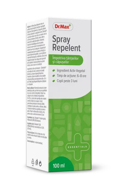 Dr. Max Spray impotriva tantarilor si capuselor, 100ml