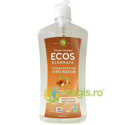 Detergent Lichid pentru Vase cu Migdale 500ml