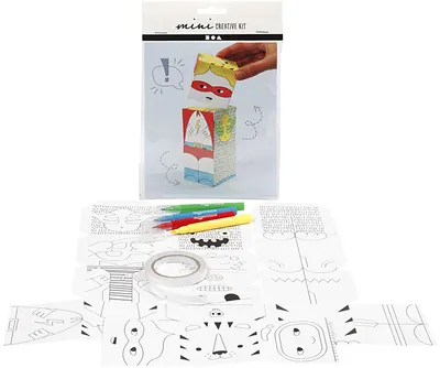 Cuburi de colorat Creativ Company - Monstri si roboti