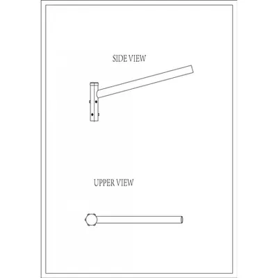 Brat Simplu Drept 0.5m