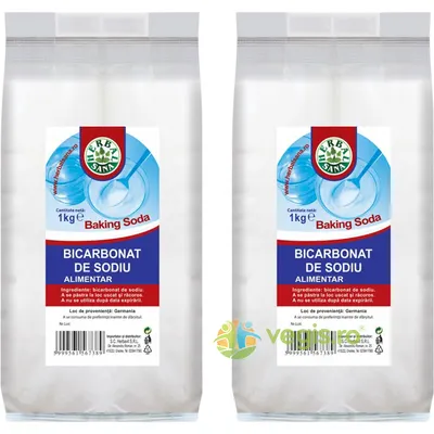 Pachet Bicarbonat de Sodiu 1kg+1kg