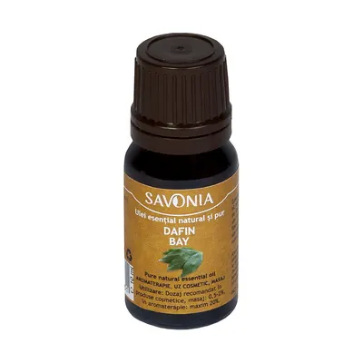 Ulei esential natural si pur de dafin, 10ml, Savonia