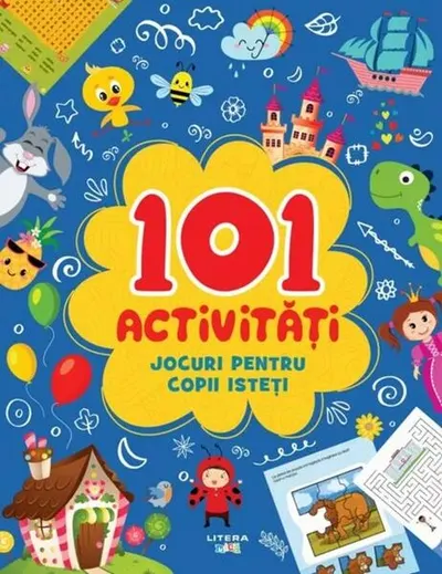 101 activități. Jocuri pentru copii isteți - Paperback brosat - ***