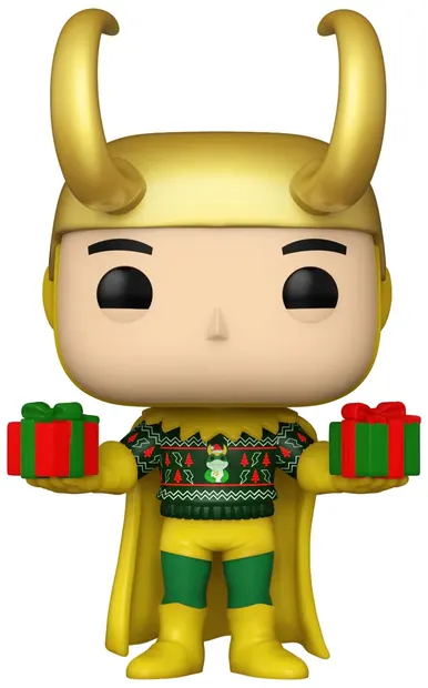 Figurina Funko POP! Marvel: Holiday - Loki (Metallic) (Special Edition) #1322
