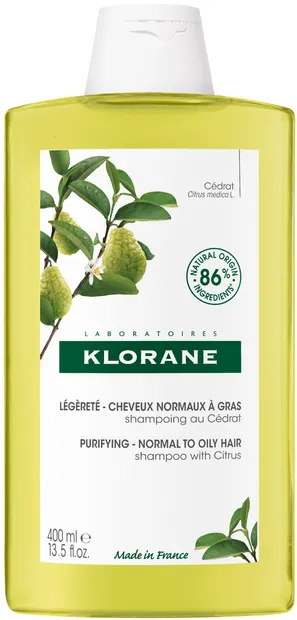 Klorane Cedrat Șampon energizant, 400 ml