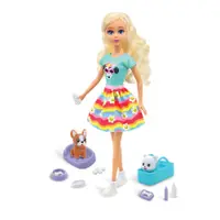 Set de joaca papusa doctor veterinar Dreameez