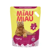 Asternut igienic pentru pisici Miau Miau Tofu Fresh 10L