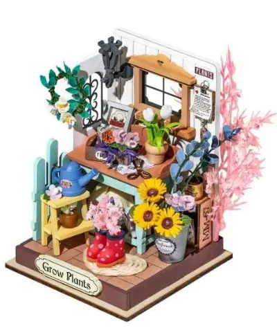 Diorama. Puzzle 3D 72 piese - Gradina din balcon