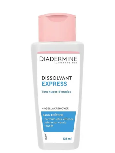 Diadermine Dizolvant fara acetona pentru lac de unghii 125 ml Express